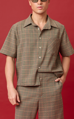 PINO TOP - HOUNDSTOOTH PLAID Shop.TayoStudio