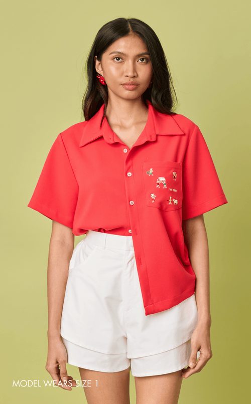 PINO TOP - RED Shop.TayoStudio