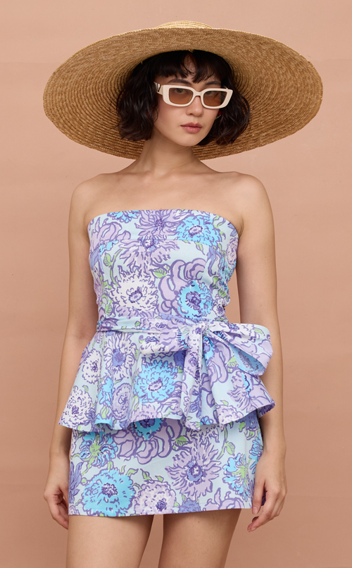 PLUMA TOP - PURPLE DAHLIA