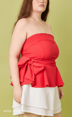 PLUMA TOP - RED Shop.TayoStudio