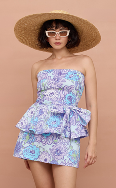 PLUMA TOP - PURPLE DAHLIA