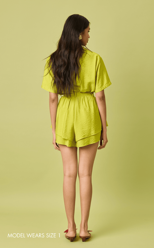POLLY TOP - CHARTREUSE Shop.TayoStudio