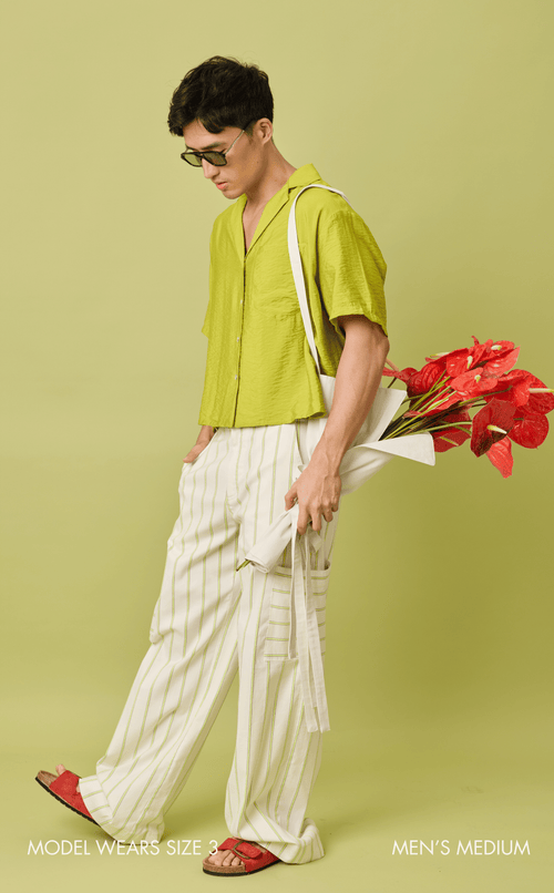 POLLY TOP - CHARTREUSE Shop.TayoStudio