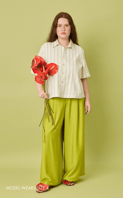 RAJA SHIRT - NEON STRIPES Shop.TayoStudio