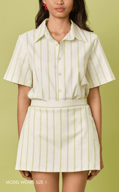 RAJA SHIRT - NEON STRIPES Shop.TayoStudio