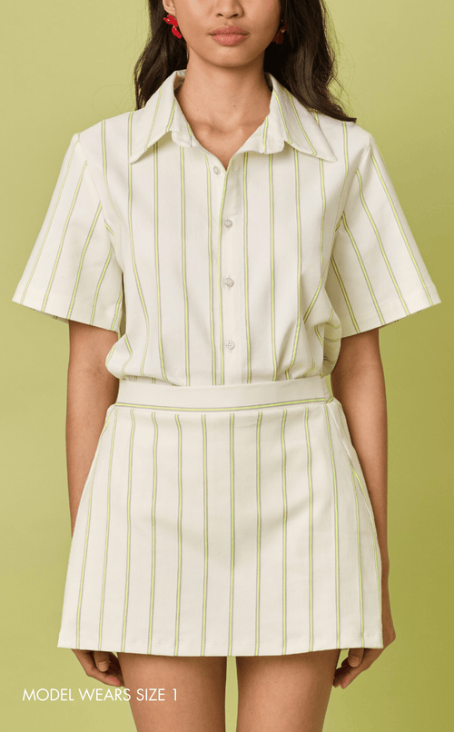 RAJA SHIRT - NEON STRIPES Shop.TayoStudio