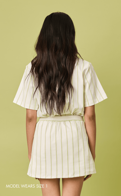 RAJA SHIRT - NEON STRIPES Shop.TayoStudio