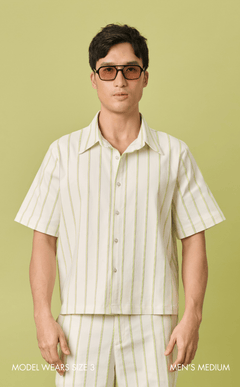 RAJA SHIRT - NEON STRIPES Shop.TayoStudio