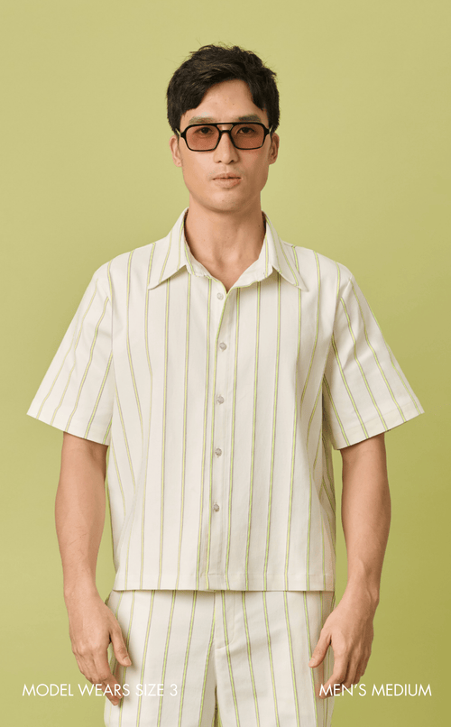 RAJA SHIRT - NEON STRIPES Shop.TayoStudio