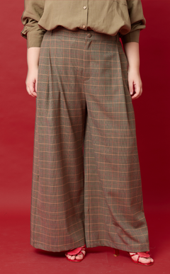 RANDY PANTS - HOUNDSTOOTH PLAID Shop.TayoStudio