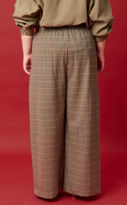 RANDY PANTS - HOUNDSTOOTH PLAID