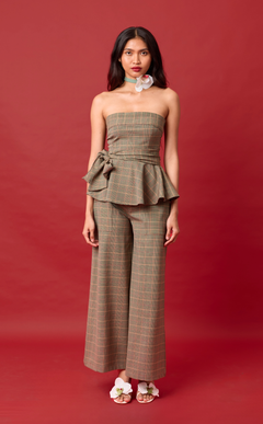 RANDY PANTS - HOUNDSTOOTH PLAID Shop.TayoStudio