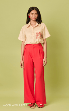 RAYA PANTS - RED Shop.TayoStudio