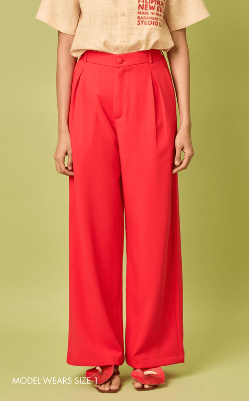 RAYA PANTS - RED Shop.TayoStudio