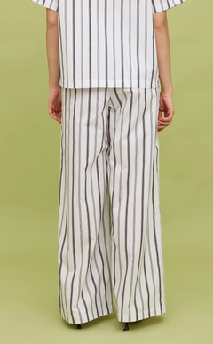 DATU PANTS - BLACK AND WHITE STRIPES