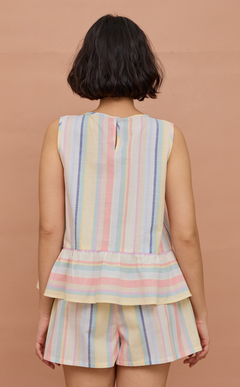 ROSANNA SET - PASTEL MULTICOLOR STRIPES