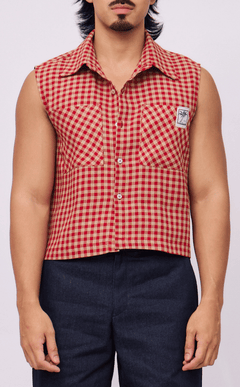 NANO SHIRT - RED PLAID