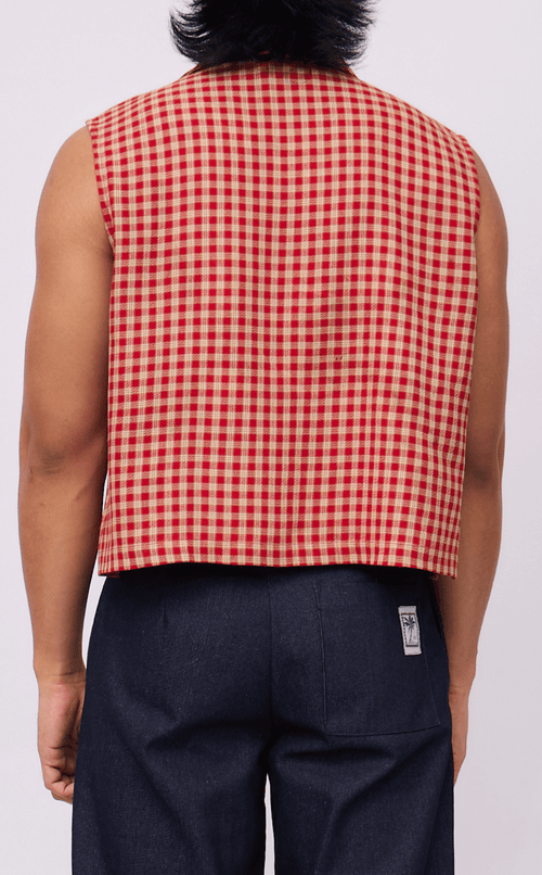 NANO SHIRT - RED PLAID