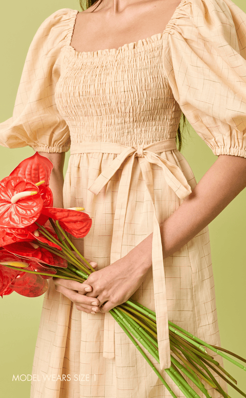 MARIKIT DRESS - MULTICOLOR GRID