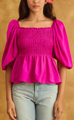 MARIKIT TOP - MAGENTA