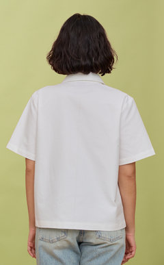 PINO TOP -  OFF WHITE LINEN (APLAYA) W/ EMBRO