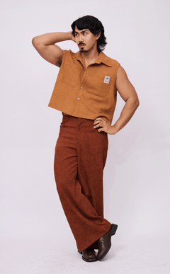 ALON PANTS -  CHOCOLATE CURDOROY
