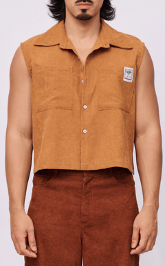 NANO SHIRT - CARAMEL CURDOROY