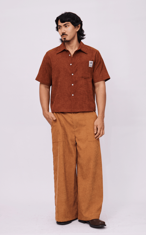 PINO TOP - CHOCOLATE CURDOROY