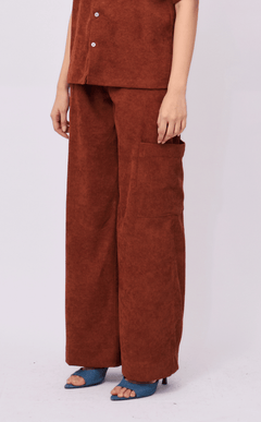 ALON PANTS -  CHOCOLATE CURDOROY