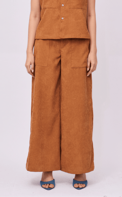 DUA PANTS - CARAMEL CURDOROY