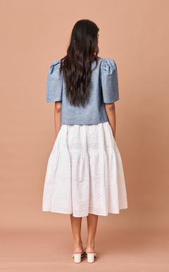 CARIÑOSA SKIRT - WHITE LACE