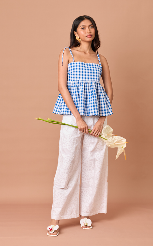 RANDY PANTS - WHITE LACE