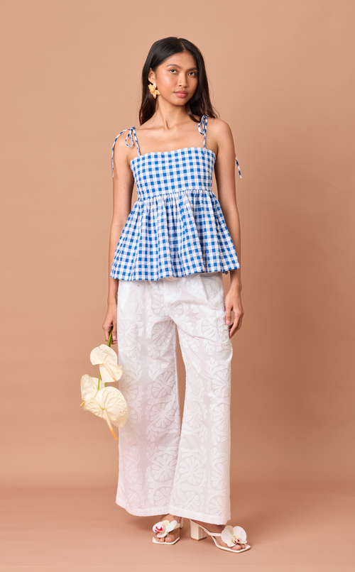 RANDY PANTS - WHITE LACE