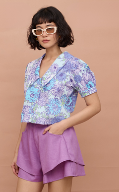 DANI TOP - PURPLE DAHLIA