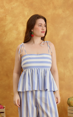 GABI TOP - NAUTICAL STRIPES Shop.TayoStudio