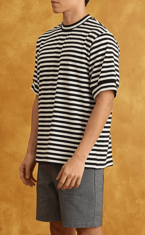 JOSE TEE - WHITE STRIPES