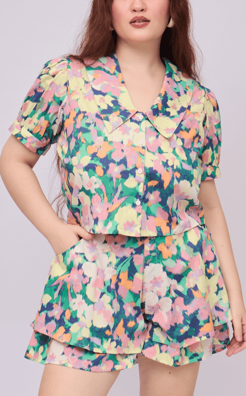 DANI TOP - PASTEL ABSTRACT
