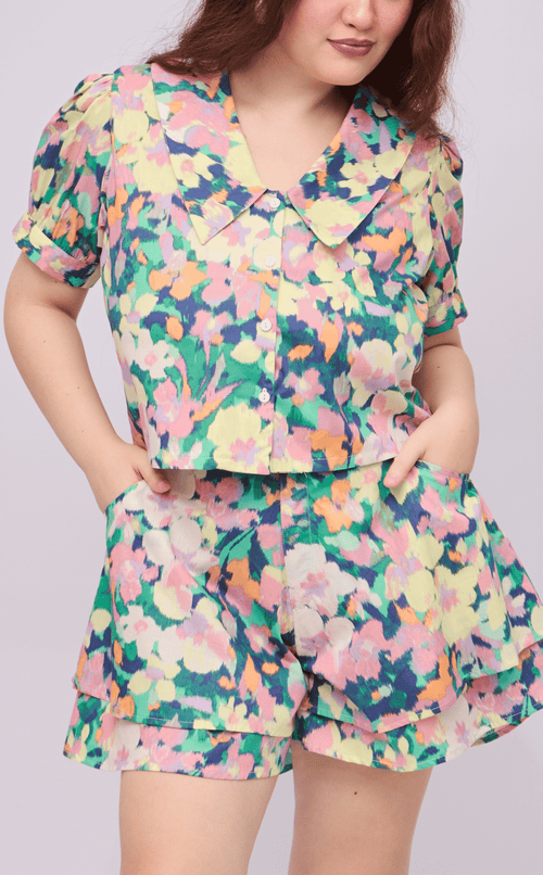 DANI TOP - PASTEL ABSTRACT
