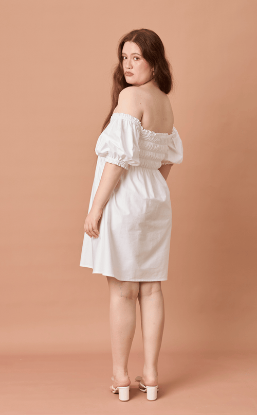 ADORA DRESS - WHITE