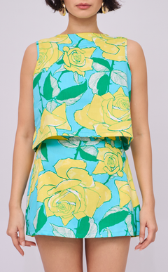 KAROL SKORT - RETRO FLORALS
