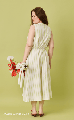 ALMA DRESS - NEON STRIPES