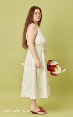 ALMA DRESS - NEON STRIPES