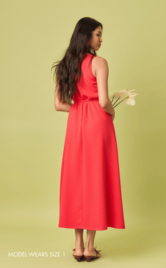ALMA DRESS - RED