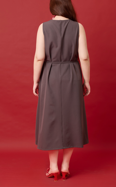 ALMA DRESS - GRAY