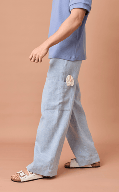 ALON PANTS -  CHEVRON TWEED