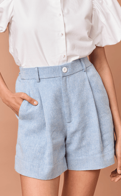 AMARI SHORTS 2.0 - CHEVRON TWEED