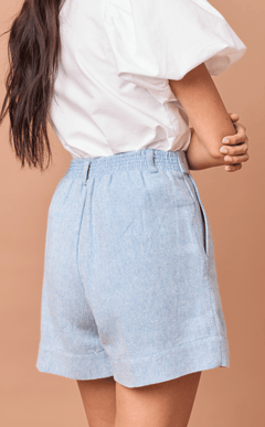 AMARI SHORTS 2.0 - CHEVRON TWEED