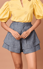 AZUL SHORTS - DENIM CHAMBRAY