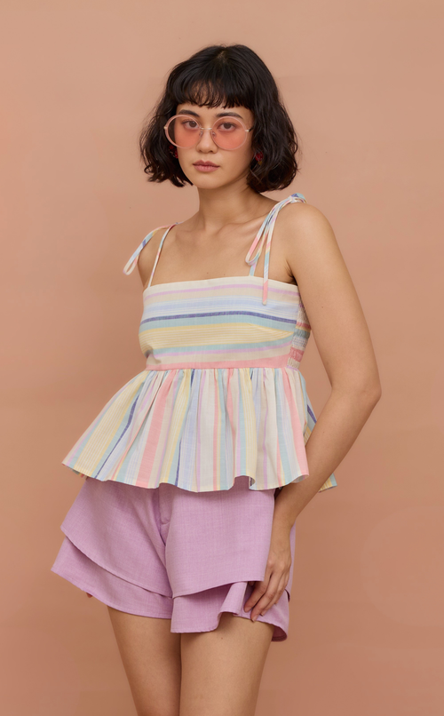AZUL SHORTS - LILAC