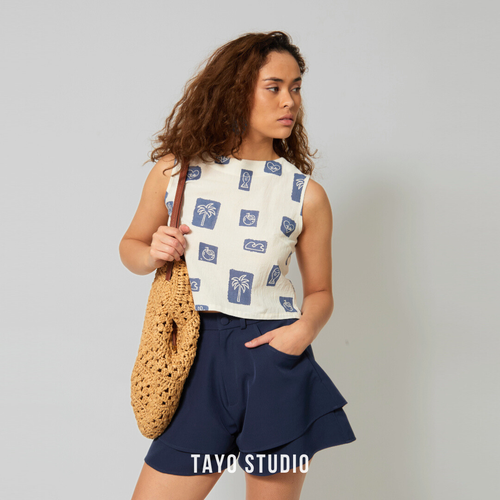 Tayo Studio Azul Shorts